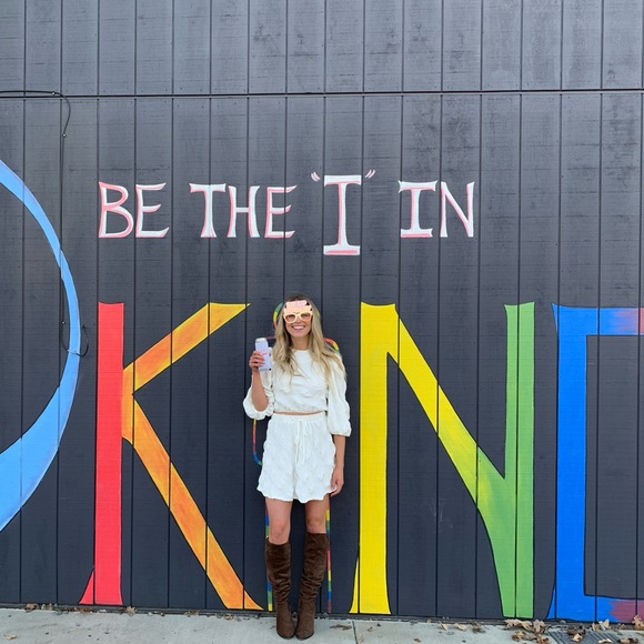 Feeling Bubbly Two Piece White Set - Bridal Shower/Bachelorette Party - Picture 2 of 5